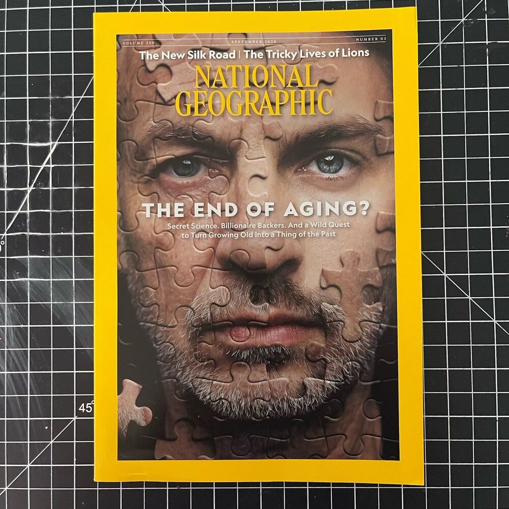 National Geographic September 2026 "THE END OF AGING?"